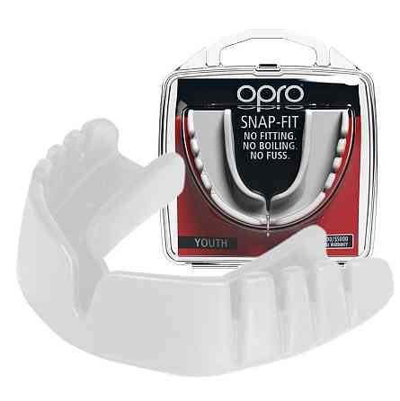 Капа OPRO Snap-Fit White (art.002139010) Кам'янське