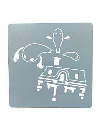 Трафарет Хэллоуин Привидения 15 на 15 см серый Киев