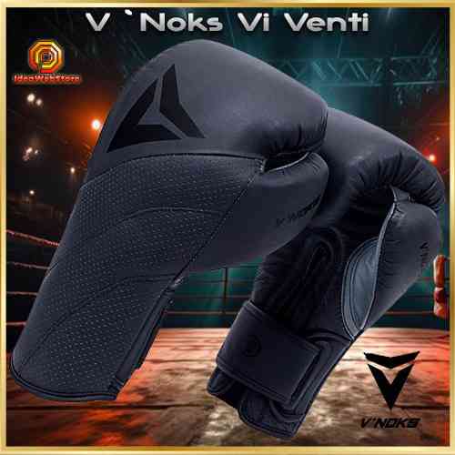 Рукавички боксерські для боксу та єдиноборств професійні з натуральної шкіри V`Noks Vi Venti 14 унцій Київ