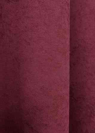 Шторна тканина мікровелюр Petek YL колір бордовий 1712ш Київ