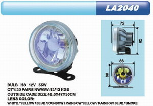 Фари DLAA 2040 RY/H3-12V-55W/D=86mm Вінниця - фото 1