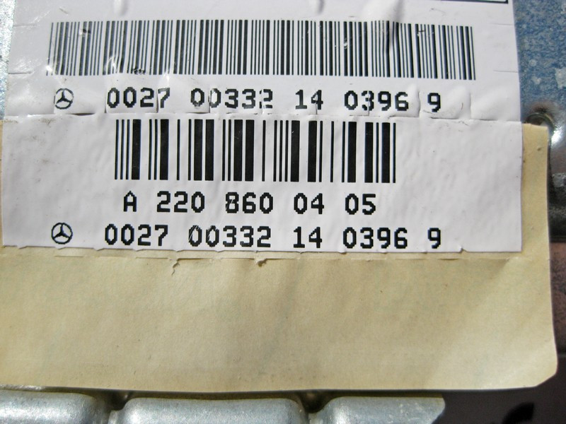 Mercedes-Benz  A2208600405 Подушка безпеки правих дверей S-Class W220 Одеса - фото 3