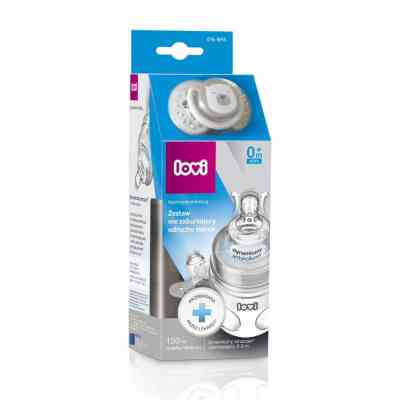 Бутылочка для кормления Lovi Защита рефлекса сосания Buddy Bear 150 мл (0204exp) Винница