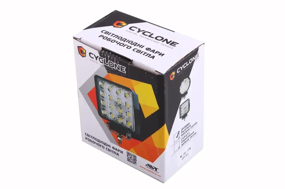 Фара денного світла 114*126*60м Cyclone 14 Epistar 3W/3000lm/6000К (розсіяний ближнем) Вінниця - фото 3