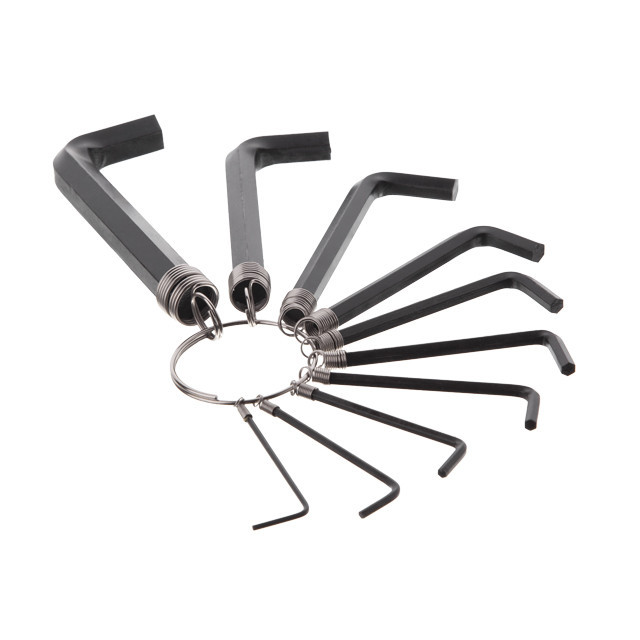 Набір ключів Г-подібних шестигранних, 10 шт., 1,5-10 мм INTERTOOL HT-1842 Киев - изображение 6