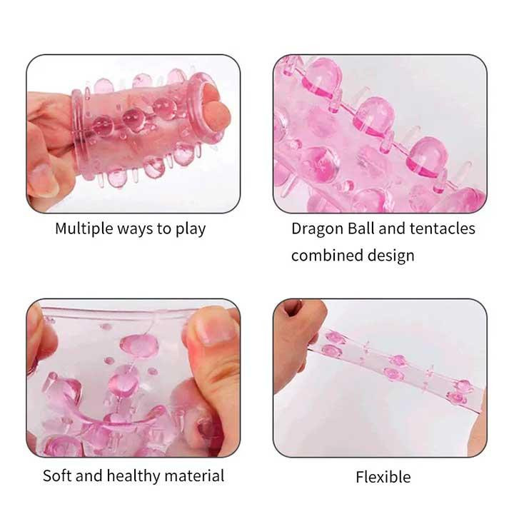 Эластичная рельефная насадка на пенис Винница - изображение 7