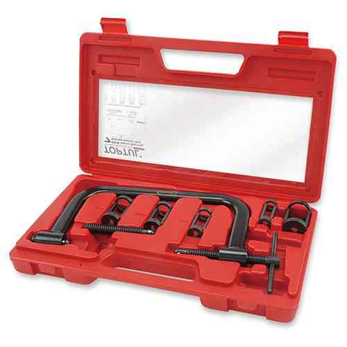 Рассухариватель струбцинный з насадками універсальний TOPTUL 7ед. d14-28мм JGAI0702 Одеса