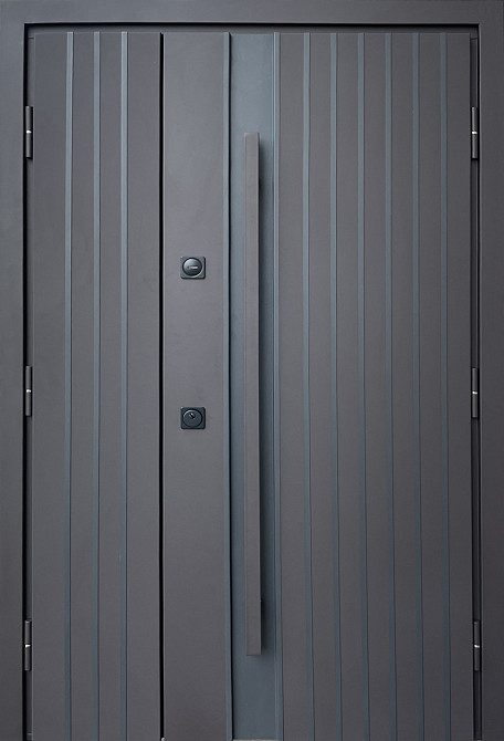 Двері вуличні серія СТРОНГ з ТЕРМОРОЗРИВОМ модель АЙРОН 1200 Київ - фото 1