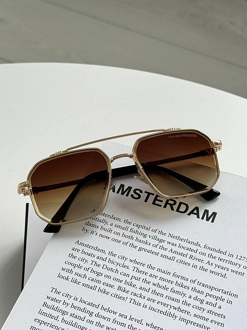 Солнцезащитные очки унисекс Chrome Hearts с металлической оправой на среднее лицо 🔥 MasterSem Киев - изображение 8