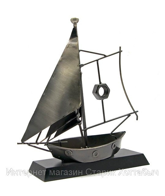Статуетка Парусник техно-арт Київ - фото 1