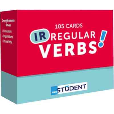 Навчальний набір English Student Картки для вивчення англійської мови Irregular Verbs, українська (591225952) Вінниця