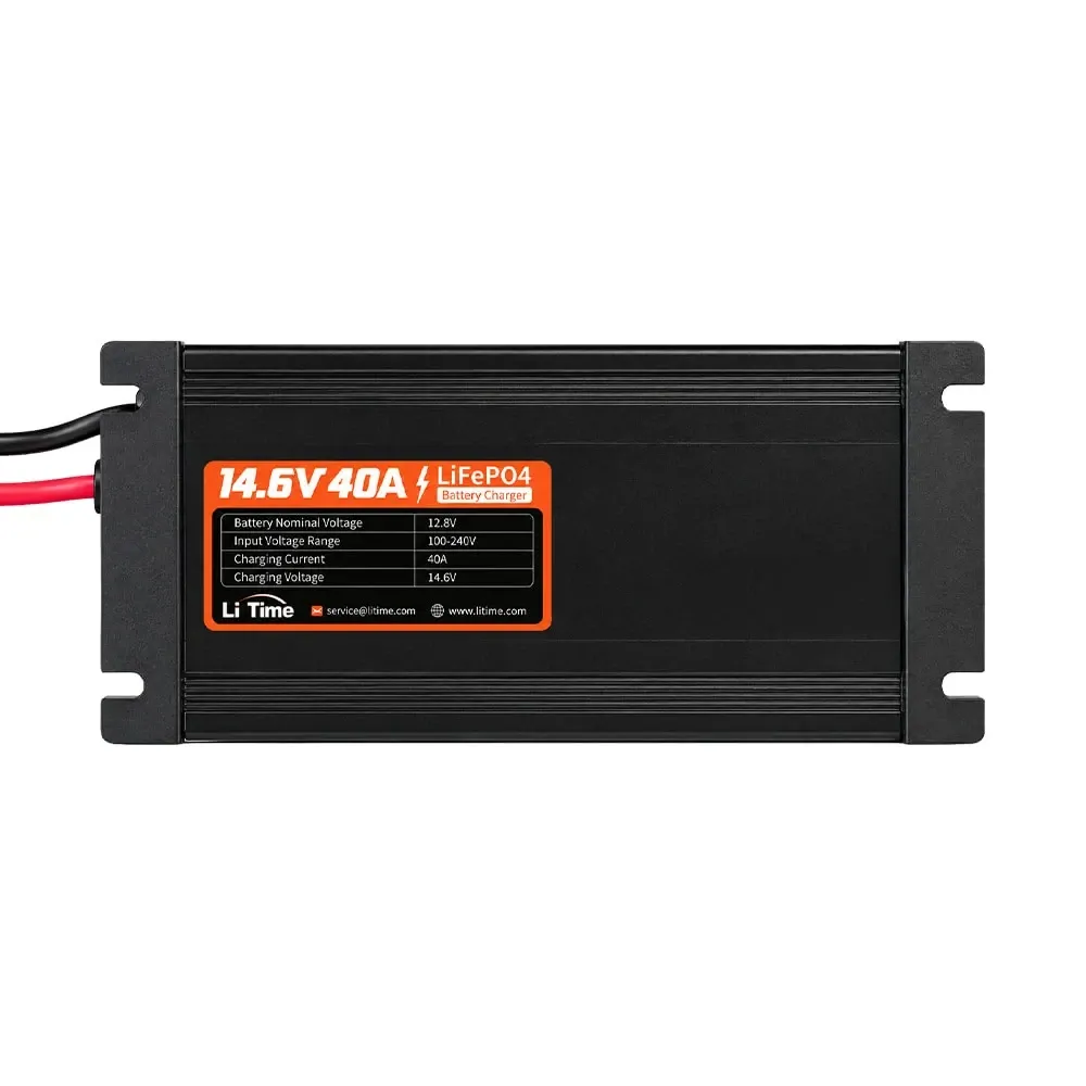 Зарядний пристрій для акумуляторних батарей LiFePO4 14.6V/40A LiTime L12V40A-BCHA-Y (44-00538) Київ - фото 9