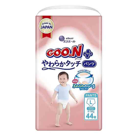 Трусики-підгузки Goo.N Plus для дітей (розмір 4(L), 9-14 кг, 44 шт.) Дніпро