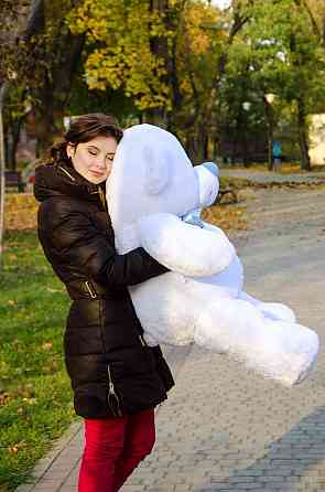 М'яка  іграшка подарунок на 8 березня плюшевий ведмедик Бойд 125 см Білий Тернопіль