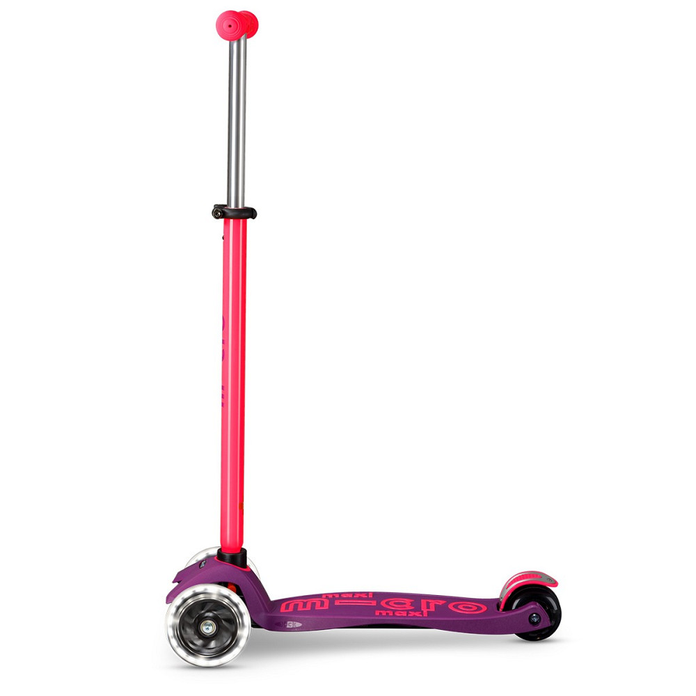 Самокат Micro серії Maxi Deluxe Neon LED – Ультра рожевий Дніпро - фото 2