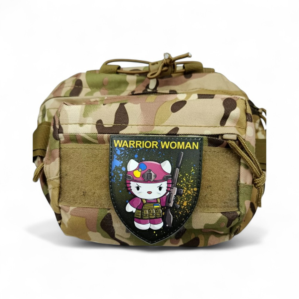 Патч / шеврон Warrior woman Запоріжжя - фото 2