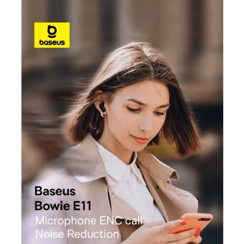 Бездротові навушники Baseus Bowie E11 True Wireless Earphones Cluster Black Одеса - фото 7