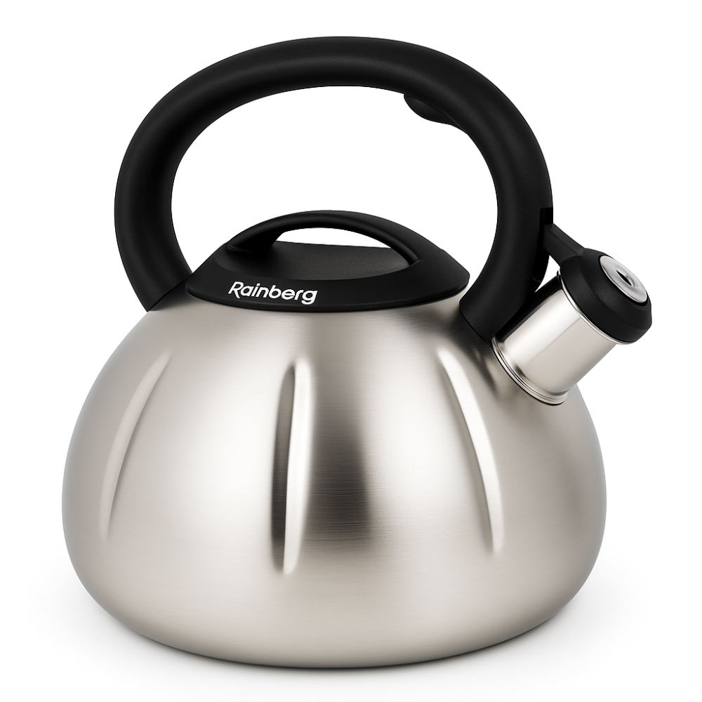 Чайник со свистком для дома, Нержавеющие чайники со свистком Чайник бакелитовой ручкой QW-30 Львов - изображение 8