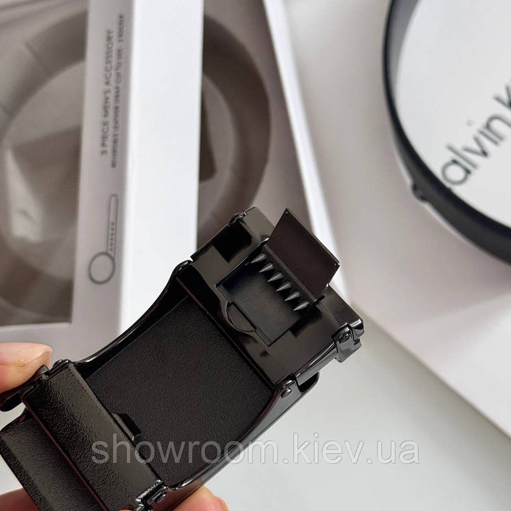 Чоловічий ремінь із пряжкою автомат Ск у подарунковій коробці (455) Київ - фото 9