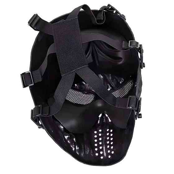 Тактическая маска Череп RESTEQ — защитная маска для страйкбола, пейнтбола, лыж, мотоспорта и экстрима, универсальный размер Киев