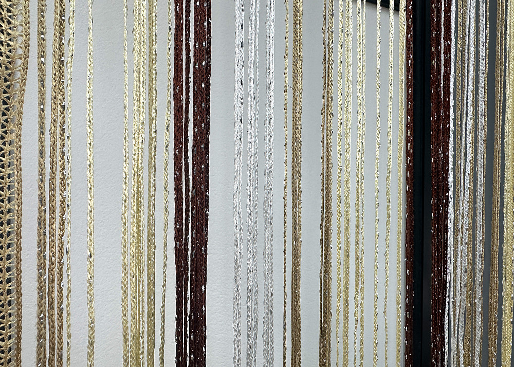 Шторы-нити с люрексом Бежевый с молочным, коричневым и белым 300х300см 1 шт (61-103) Киев - изображение 7
