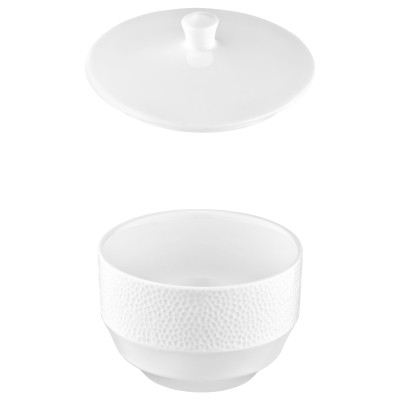 Сахарница Ardesto Ancona, 10х9.2см, 220мл, порцеляна, біла (AR3561) Вінниця - фото 4