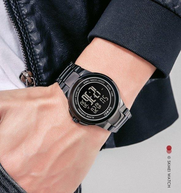 Мужские наручные часы Skmei 1712 Черный Киев - изображение 3