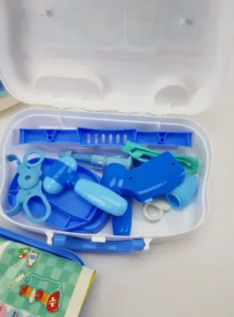 Игровой набор Доктор HAPPY DOCTOR (Синий) Чемоданчик на колёсах Коломыя