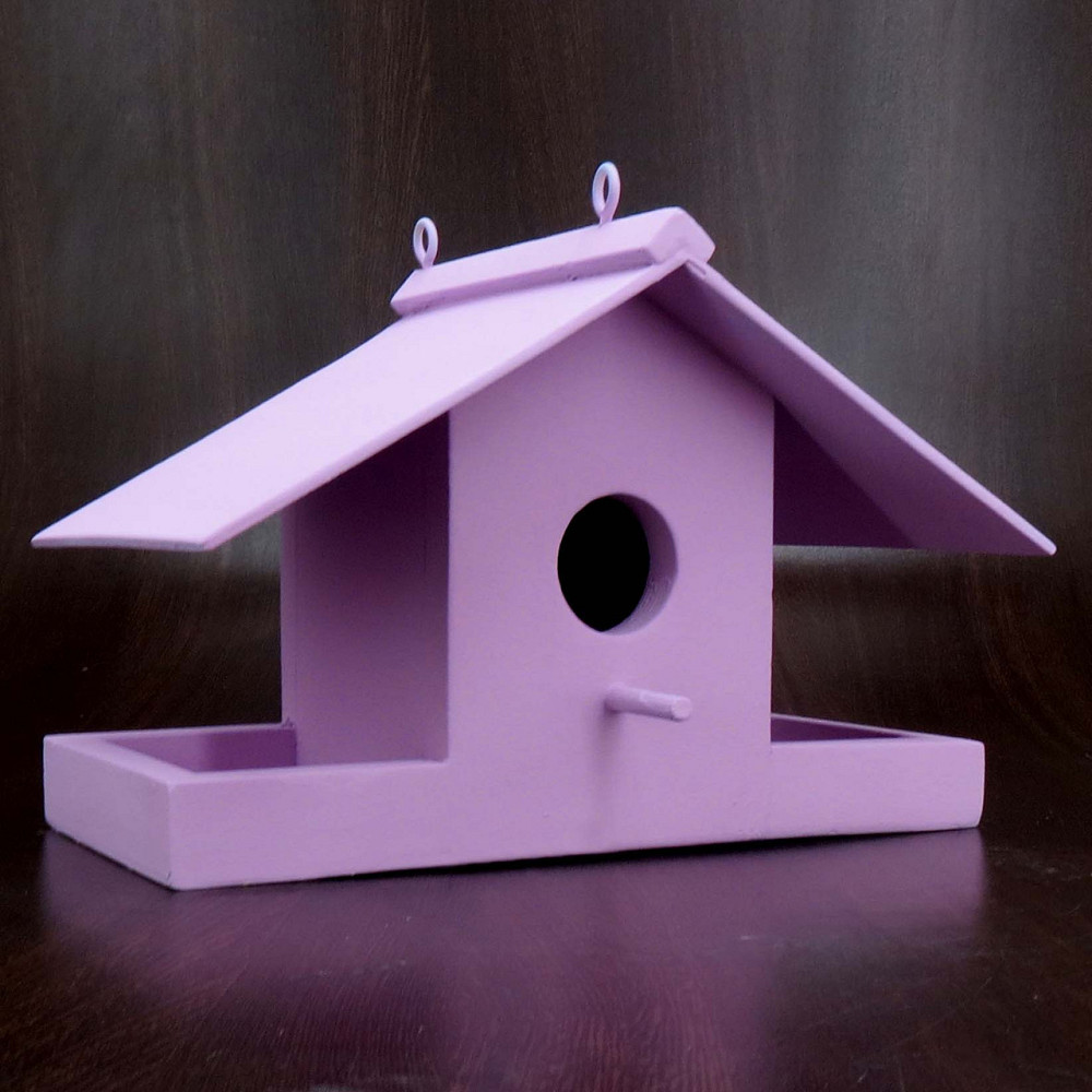 Кормушка со скворечником 