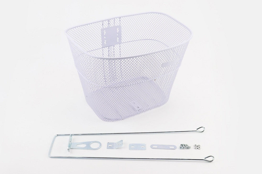 Кошик багажний передній 28", білий TH-166 (можливі подряпини, сколи, дефекти фарбування) Київ - фото 1