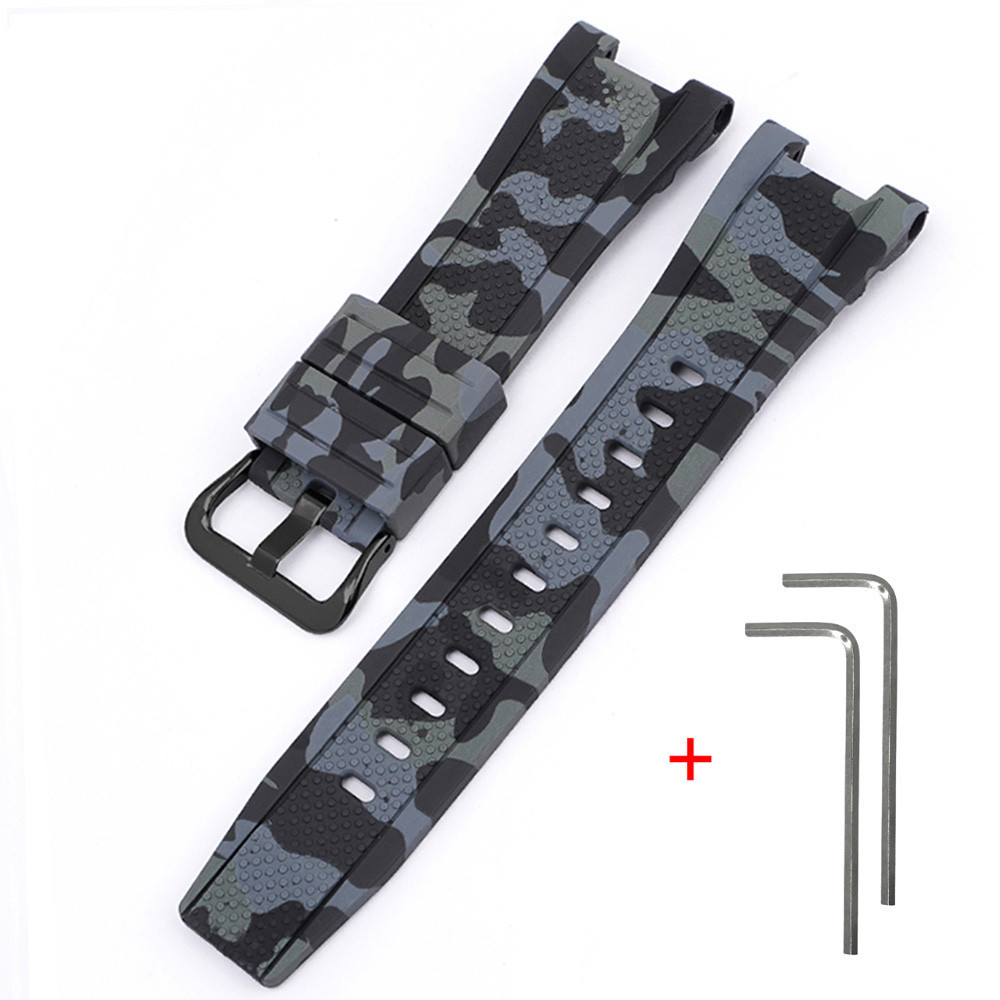 Ремінець для Casio G-Shock GST-W100G/W110/W130L/W300/W300G/S110/S100G/S300/S300G/S210B/B100/410G Cam SBR Київ - фото 1