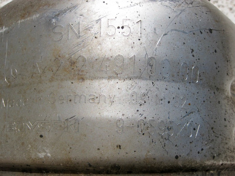 Mercedes-Benz  A2124900235 Глушник задній E-Class W212 OM651 R4 2.2 cdi Одеса - фото 3