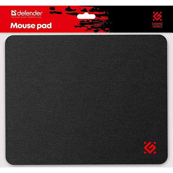 Ігрова поверхня Defender Black 250x200x3мм, тканина + гума Вінниця