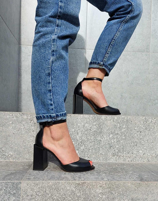 ARLEN Босоніжки жіночі ARLEN Бос-К-01 чорні (літо, шкіра натуральна) (3945) 37р.39р.40р. Коломыя - изображение 2