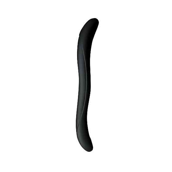 Подвійний фалоімітатор Wooomy Twoooney Semirealistic Double Dong Black, діаметр 3 та 3,8 см Sex Aura Київ