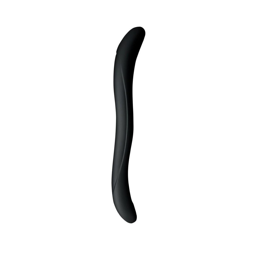 Подвійний фалоімітатор Wooomy Twoooney Semirealistic Double Dong Black, діаметр 3 та 3,8 см Sex Aura Київ - фото 1
