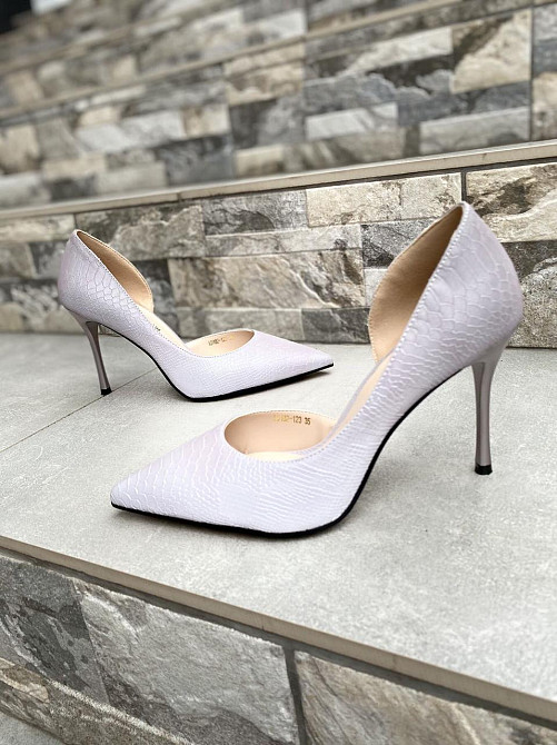 Туфлі жіночі TEE фіолетовий еко-шкіра каблук 9см 36р ( -123) Коломыя - изображение 6