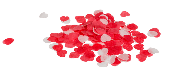 Конфетті для ванни Bath Confetti Big Hearts, 20 г Sex Aura Київ