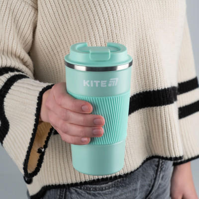 Термокружка Kite 510 мл м'ятна (K25-458-2) Вінниця - фото 6