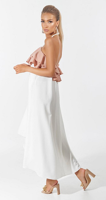 Белый сарафан с оборкой (42-44) Киев - изображение 3