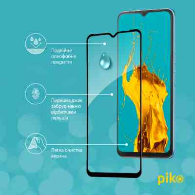Стекло защитное Piko Full Glue Tecno Spark Go 2022 (1283126542336) Винница