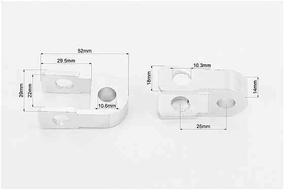 Подовжувач заднього амортизатора 25мм к-кт 2шт, сірий Київ