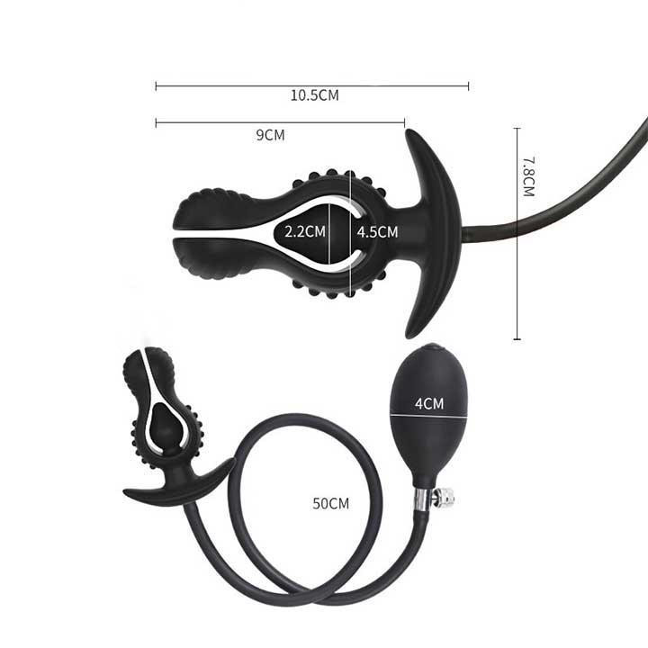 Надувний анальний розширювач Aisin Bud 4,5 см — 8 см — Анальні іграшки Вінниця - фото 5