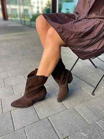 Без бренда Черевики жіночі Notta bene KV-0224/1 шоколадні (весна-осінь, замша натуральна) (6052 Коломия