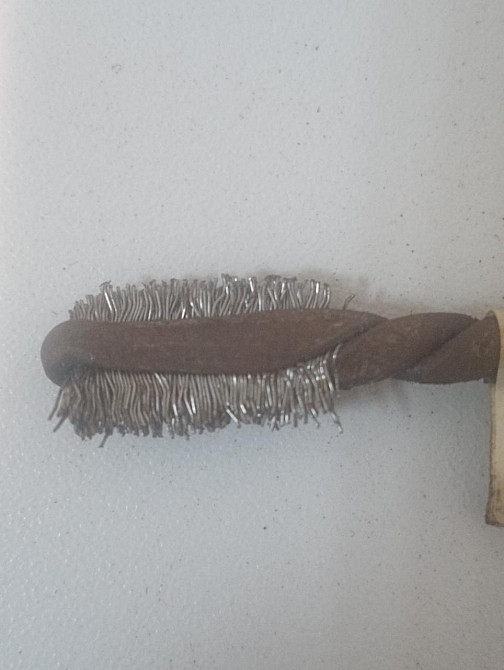 Йоржик дротяний жорсткий плоский N914 загальною довжиною 100мм довжиною йоржика 20мм шириною (діаметром) 14мм 14 Киев - изображение 2