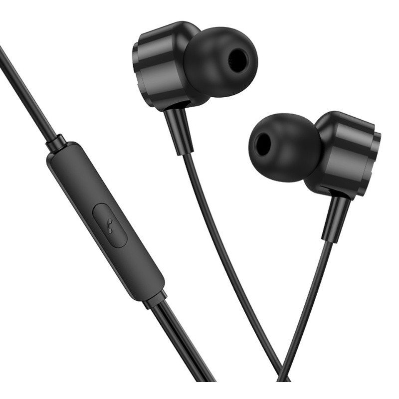 Навушники BOROFONE BM94 Sonar universal earphones with microphone Black Одеса - фото 1