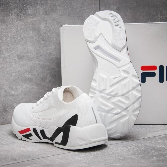 Кроссовки FILA Белые Мужские Фила Тканевые Летние для Бега Сеточка (размеры: 41,42,43,44) Днепр - изображение 4