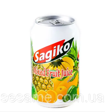 Вьетнамский напиток Микс тропических фруктов Sagiko Mixed Fruit Juice 320 мл (Вьетнам) Харьков