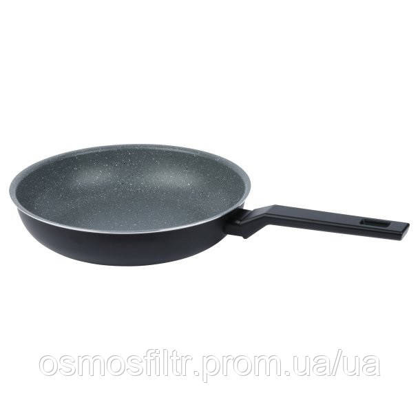 Сковорода Axentia Blackline Ø 20 см алюмінієва антипригарне покриття PTFE soft-touch ручка (135637) Киев - изображение 1