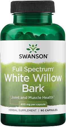Full Spectrum White Willow Bark, 400 mg, 90 Capsules Луцьк